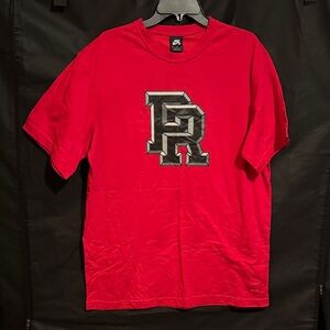 Nike SB Paul Rodriguez Skateboarding Red Tee with Bold Graphic
